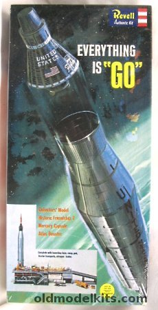 Revell 1/110 Everything is Go Mercury Capsule and Atlas Booster / Friendship 7 Fligh, H1833-250 plastic model kit